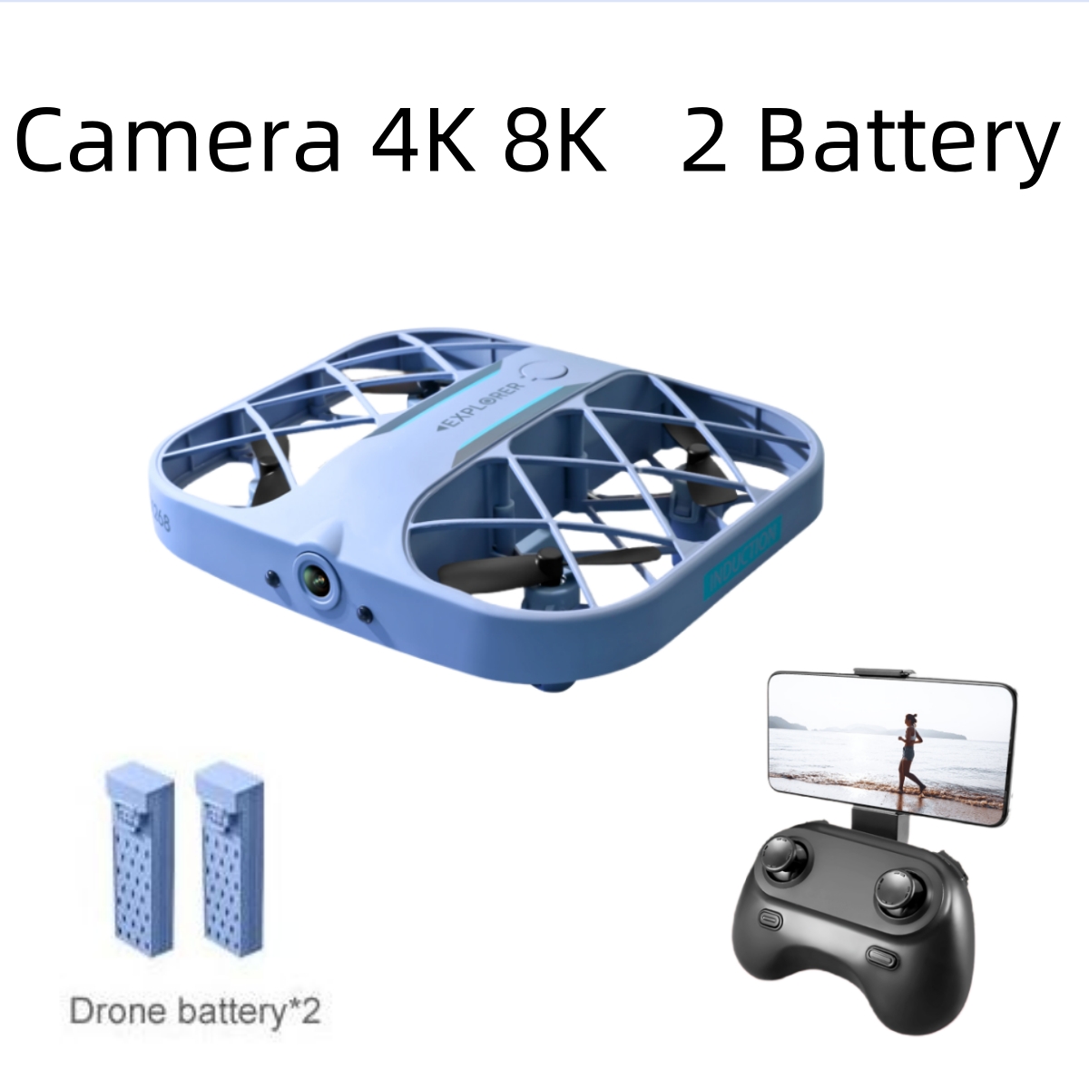 Drone Racing Camera - طائرة JJRC H107 FPV RC بدون