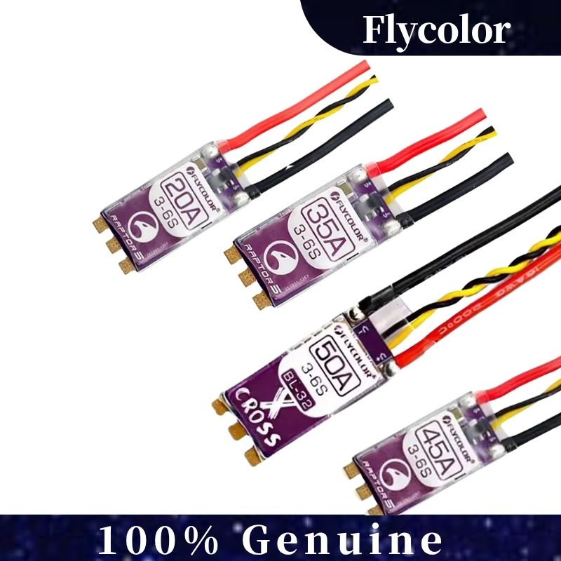 FLYCOLOR Raptor 5 20A 35A 45A  - مراجعة Drone Racing Esc وسعره