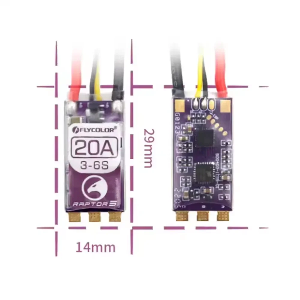 FLYCOLOR Raptor 5 20A 35A 45A  - مراجعة Drone Racing Esc وسعره