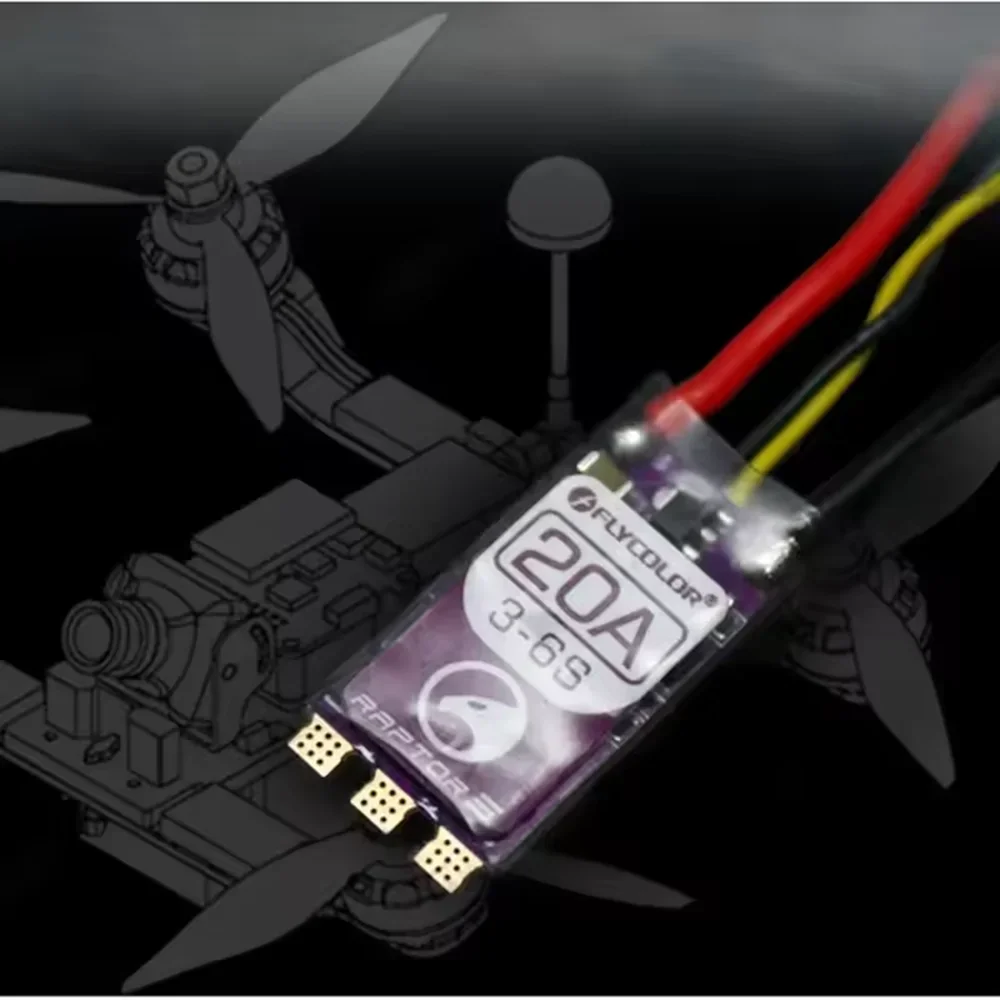 FLYCOLOR Raptor 5 20A 35A 45A  - مراجعة Drone Racing Esc وسعره