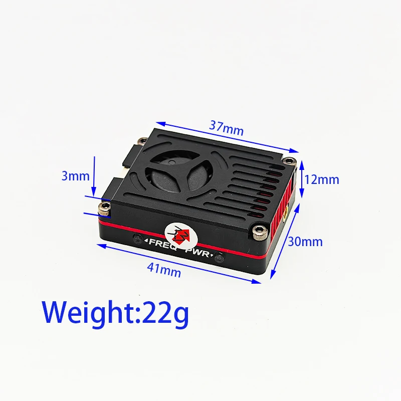 3.3G 3W FPV VTX 16CH 3000mw FP - مراجعة Drone Racing Transmitter وسعره