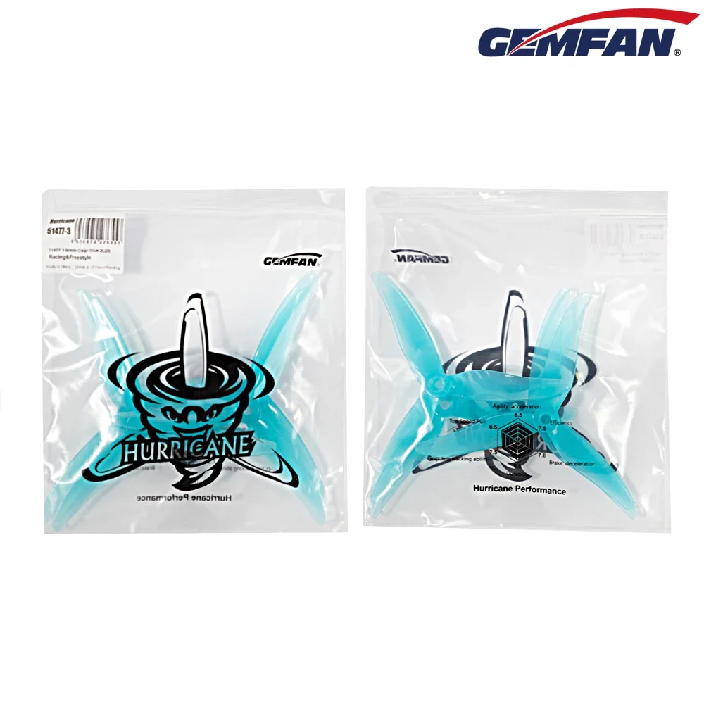 10 أزواج (10CW + 10CCW) Gemfan - مراجعة Drone Racing Propeller وسعره
