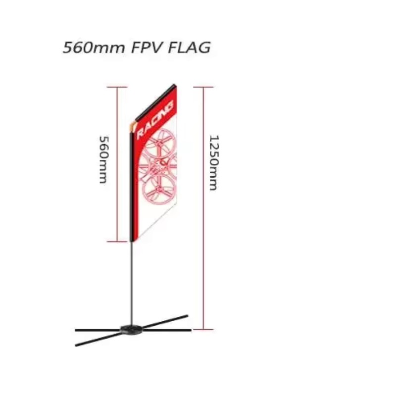 LDARC 560 مللي متر FPV العلم ل - مراجعة Drone Racing Flag وسعره