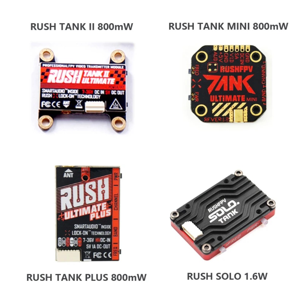 جهاز إرسال فيديو RUSH TANK Ult - مراجعة Drone Racing Vtx وسعره