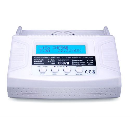 G.T.Power C607D 7A 80W AC 110v - مراجعة Drone Racing Charger وسعره